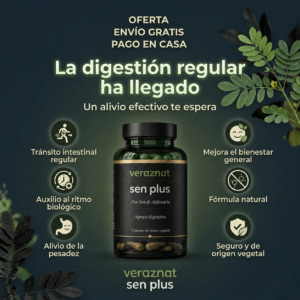 ¿Estreñimiento? Sen plus te ayuda a ir al baño con regularidad. 100% vegetal, sin complicaciones. Agrega